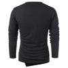 Zip Hem Round Neck Asymmetric T-shirt