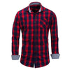 Checked Print Long Sleeve Casual Shirt