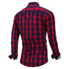 Checked Print Long Sleeve Casual Shirt