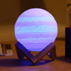 3D Printing Planet Light Night Lamp Remote Control for Bedroom Office