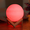 3D Printing Planet Lamp Night Light Remote Control for Bedroom