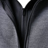 Color Blocking Zip Up Faux Twinset Hoodie