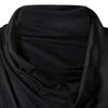 Heaps Collar Long Sleeve Asymmetric T-shirt