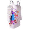 Halloween Cold Shoulder Blood Splatter T-Shirt