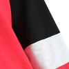 Contrast Color Cropped Sweatshirt
