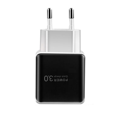 Qc 3.0 Wall Fast Charger Power Adapter for Xiaomi / Huawei / Samsung