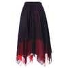 High Rise Lace Panel Handkerchief Skirt