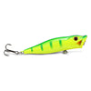 Outlife 10PCS Fishing Lures Hard ABS Popper Baits with Hooks and Box