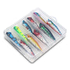 Outlife 10PCS Fishing Lures Hard ABS Popper Baits with Hooks and Box