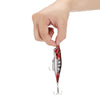 Outlife 10PCS Fishing Lures Hard ABS Popper Baits with Hooks and Box