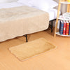 Soft Fluffy Area Rug Anti-Skid Shaggy Comfortable Modern Square Rug High Pile Carpet Floor Mat for Home Living Room Bedroom Sofa Couch, 50 x 80 cm, Camel