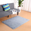 Soft Fluffy Area Rug Anti-Skid Shaggy Comfortable Modern Square Rug High Pile Carpet Floor Mat for Home Living Room Bedroom Sofa Couch, 80 x 120 cm, Grey