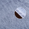 Soft Fluffy Area Rug Anti-Skid Shaggy Comfortable Modern Square Rug High Pile Carpet Floor Mat for Home Living Room Bedroom Sofa Couch, 80 x 120 cm, Grey