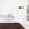 Soft Fluffy Area Rug Anti-Skid Shaggy Comfortable Modern Square Rug High Pile Carpet Floor Mat for Home Living Room Bedroom Sofa Couch, 80 x 120 cm, Grey