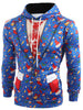 3D Christmas Elements Blazer Printed Hoodie