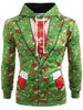 3D Christmas Elements Blazer Printed Hoodie
