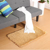 Soft Fluffy Area Rug Anti-Skid Shaggy Comfortable Modern Square Rug High Pile Carpet Floor Mat for Home Living Room Bedroom Sofa Couch, 50 x 80 cm, Camel