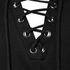 Lace Up Long Sleeve Hoodie