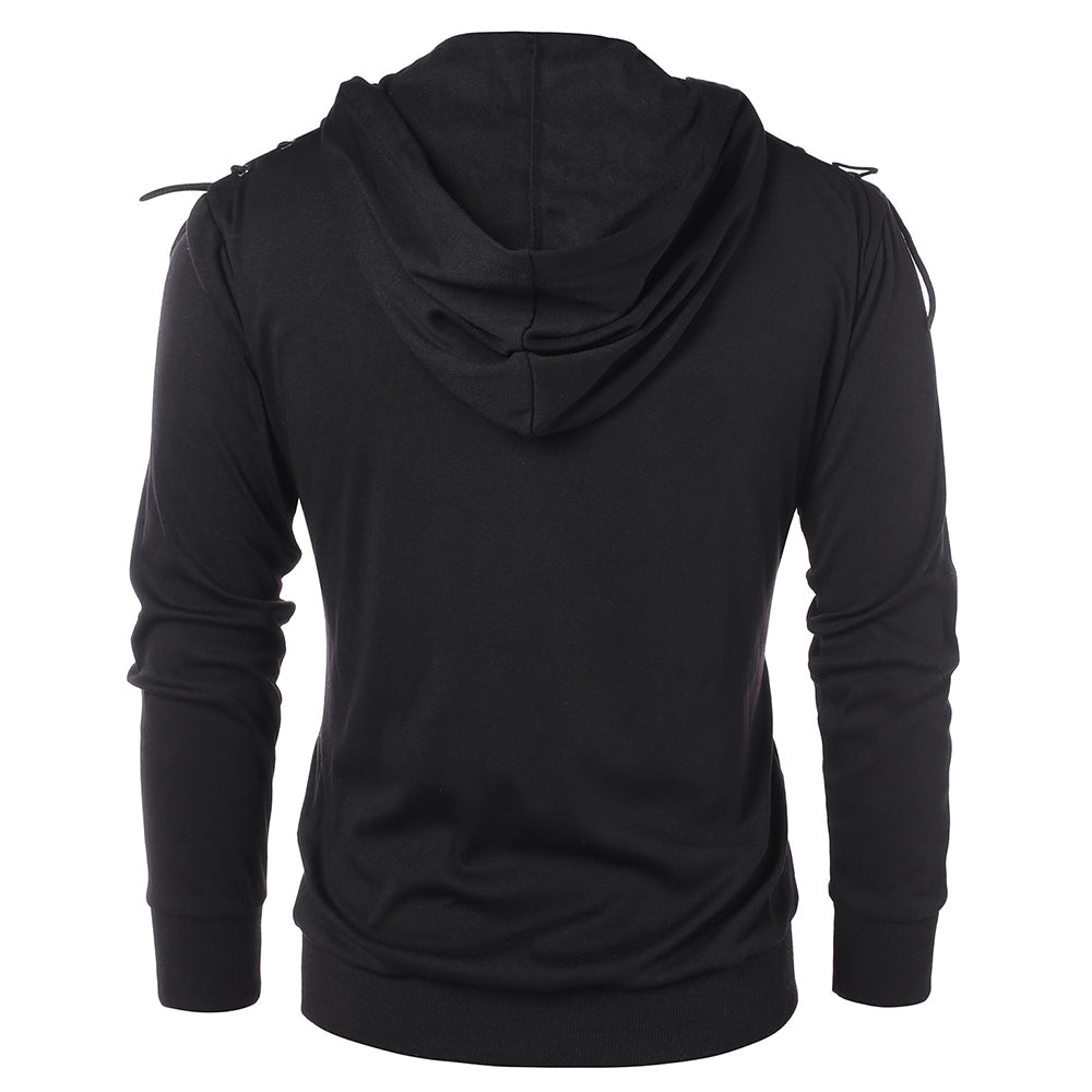 Lace Up Long Sleeve Hoodie