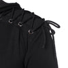 Lace Up Long Sleeve Hoodie