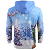 Snowfield Christmas Tree Kangaroo Pocket Hoodie