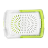 Plastic Cutting Board with Adjustable Multifunctional Drain Basket