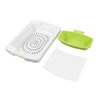 Plastic Cutting Board with Adjustable Multifunctional Drain Basket