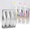 Free Punching Paste Wall Hanging Stainless Steel Toothbrush Holder