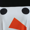 Funnel Neck Christmas Snowman Sweatshirt Dress