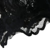 Round Collar Lace Stitching Short Sleeve Christmas A-line Women Vintage Dress