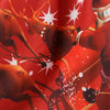 Round Collar Lace Stitching Short Sleeve Christmas A-line Women Vintage Dress