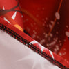 Round Collar Lace Stitching Short Sleeve Christmas A-line Women Vintage Dress