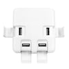 20W 4A 4 USB Power Adapter Charger Socket Holder Charging Dock