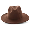 Streetwear Solid Color Women Jazz Cap Outdoor Casual Top Hat