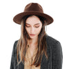 Streetwear Solid Color Women Jazz Cap Outdoor Casual Top Hat