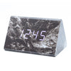 LED Sound Control Wooden Clock