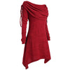 Women Dress Sexy Drawstring Off Shoulder Casual Style Plus Size Dresses