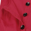 Vintage Buttons Flounced Pin Up Dress