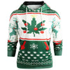 Long Sleeve Christmas Snowflake Print Hoodie