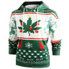 Long Sleeve Christmas Snowflake Print Hoodie