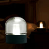 XYD - 25 USB Rechargeable Glass Nigh Light Candle Shape Antique Lamp