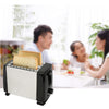 2 Slice Fully Automatic Stainless Steel Household Toaster