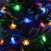 20 LEDs Christmas Snowflake String Light
