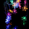 20 LEDs Christmas Snowflake String Light