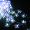 20 LEDs Christmas Snowflake String Light