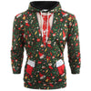 3D Christmas Elements Blazer Printed Hoodie
