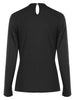 Criss Cross Keyhole Back Long Sleeve Knitwear