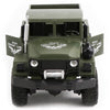 JJRC Q62 1/16 2.4G 4WD Off-Road Military Truck Crawler RC Car Toy
