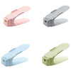 One-piece Shoe Rack Creative Double Thickening Space Plastic Shoes Storage Rack Shoe Cabinet Finishing Rack 6PCS