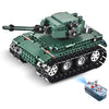 CaDA C51018 DIY Puzzle Strong Power Remote Control Crawler Tank Toy for Children